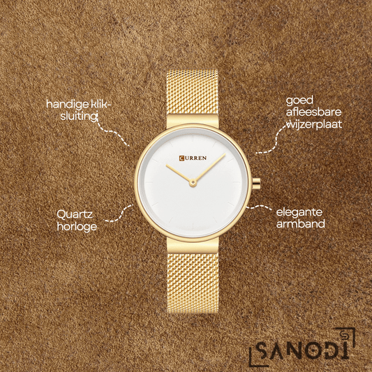 Sani™ C-Quartz dames Horloge